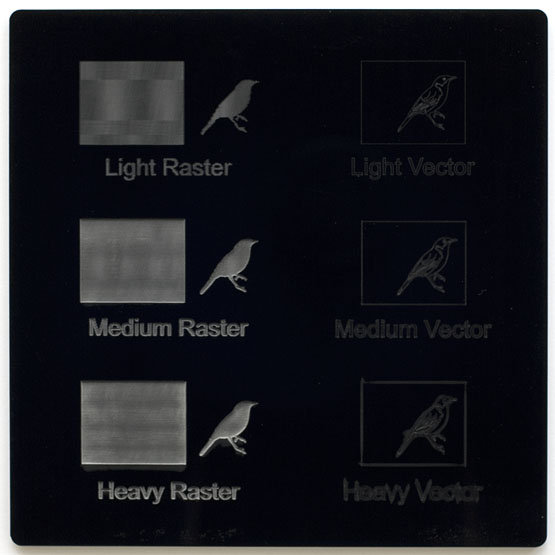 ponoko black vector engraving sample